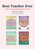 Best Teacher Ever – Printable Colouring Book