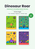 Dinosaur Roar – Kids' Colouring Book (PDF Download)