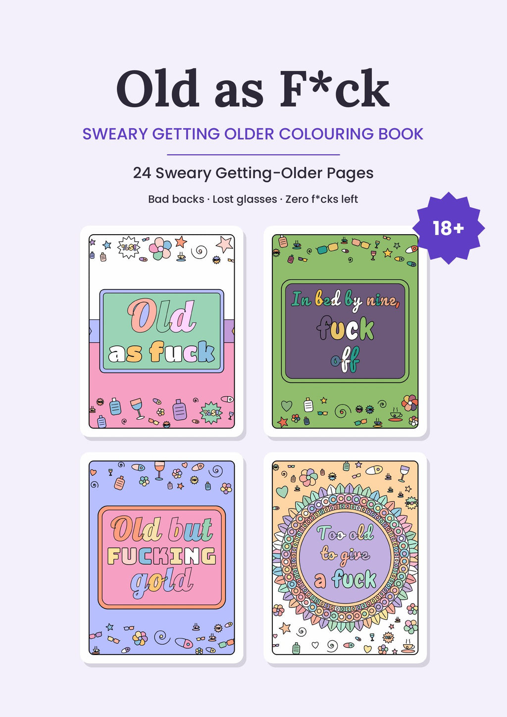 Old as F*ck – Colouring Book