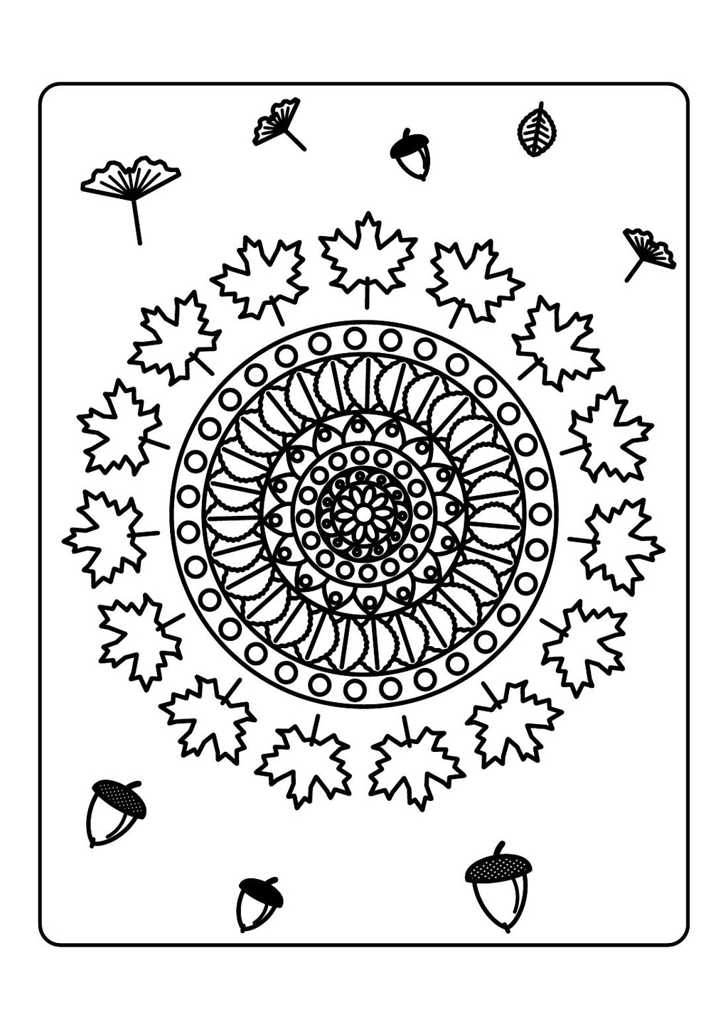 Easy Autumn Mandalas