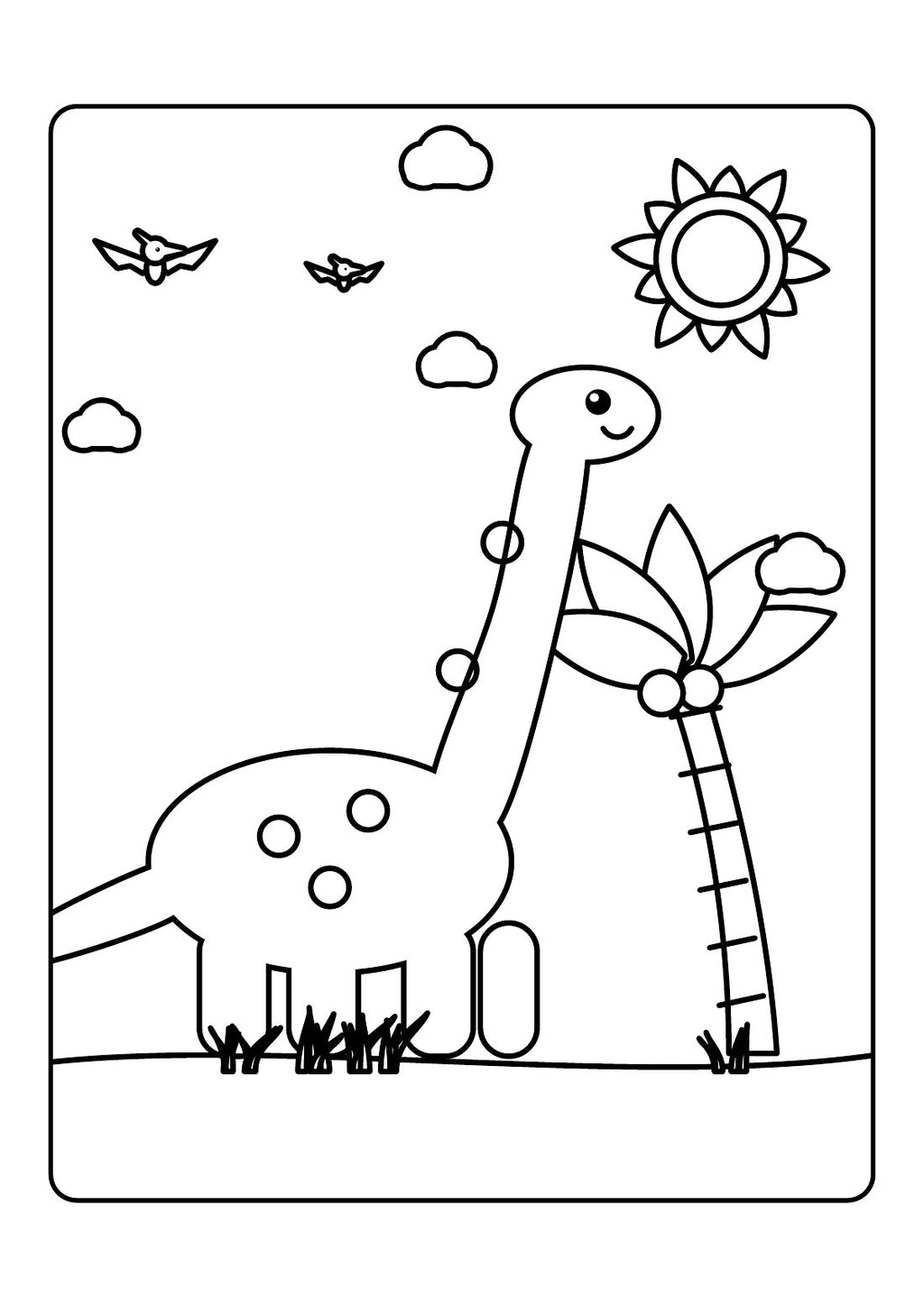 Dinosaur Roar – Kids' Colouring Book (PDF Download)