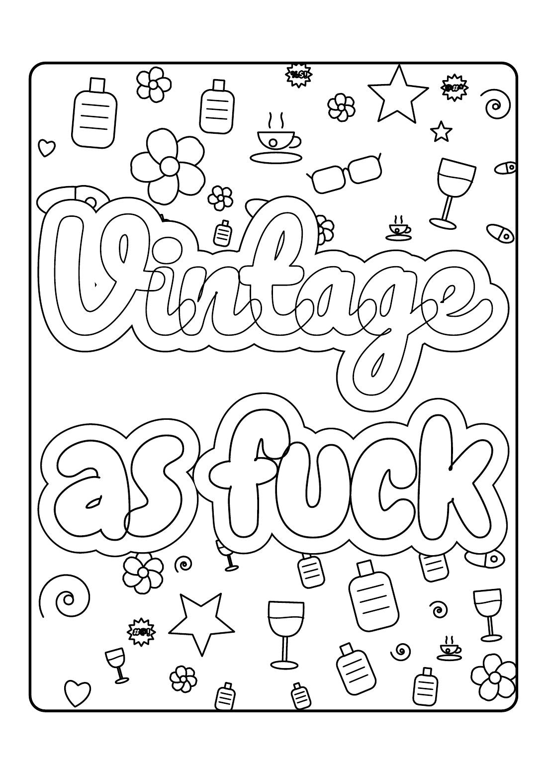 Old as F*ck – Colouring Book
