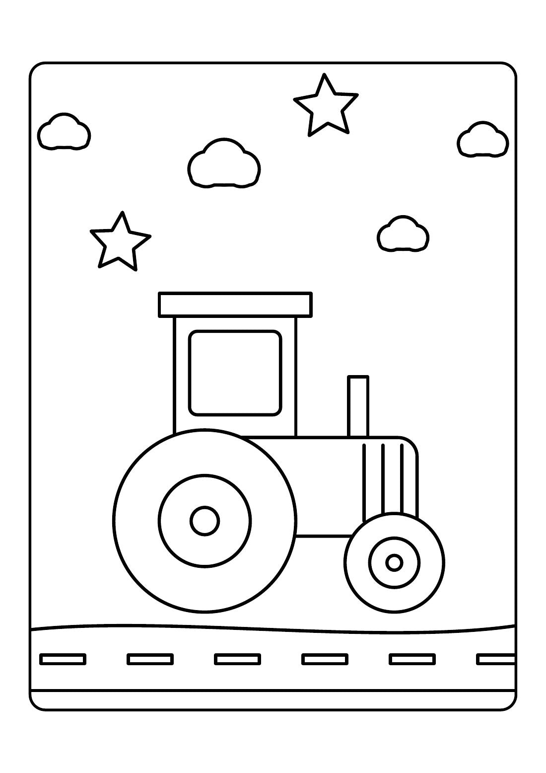 Diggers & Trucks – Kids' Colouring Book (PDF Download)