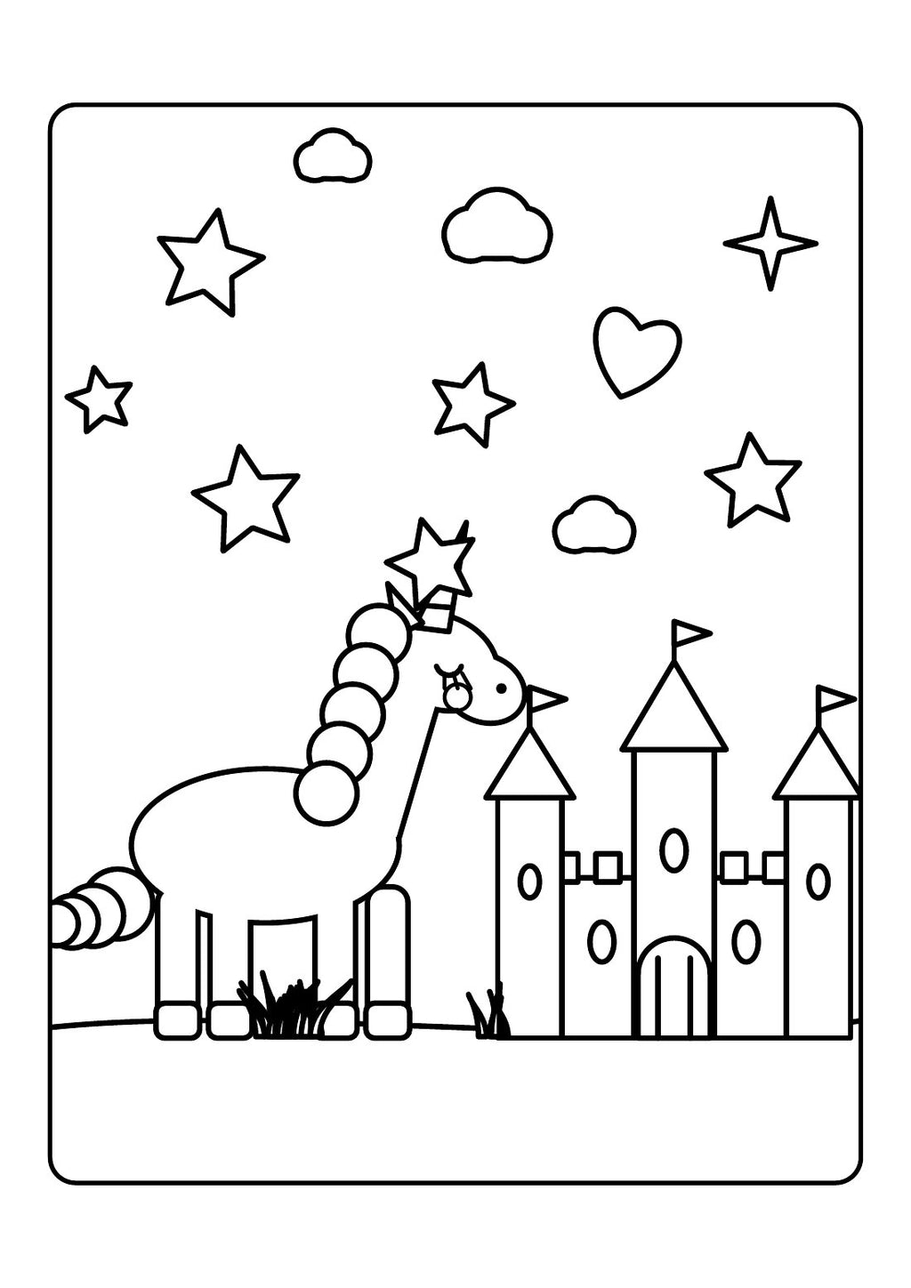 Unicorn Magic – Kids' Colouring Book (PDF Download)