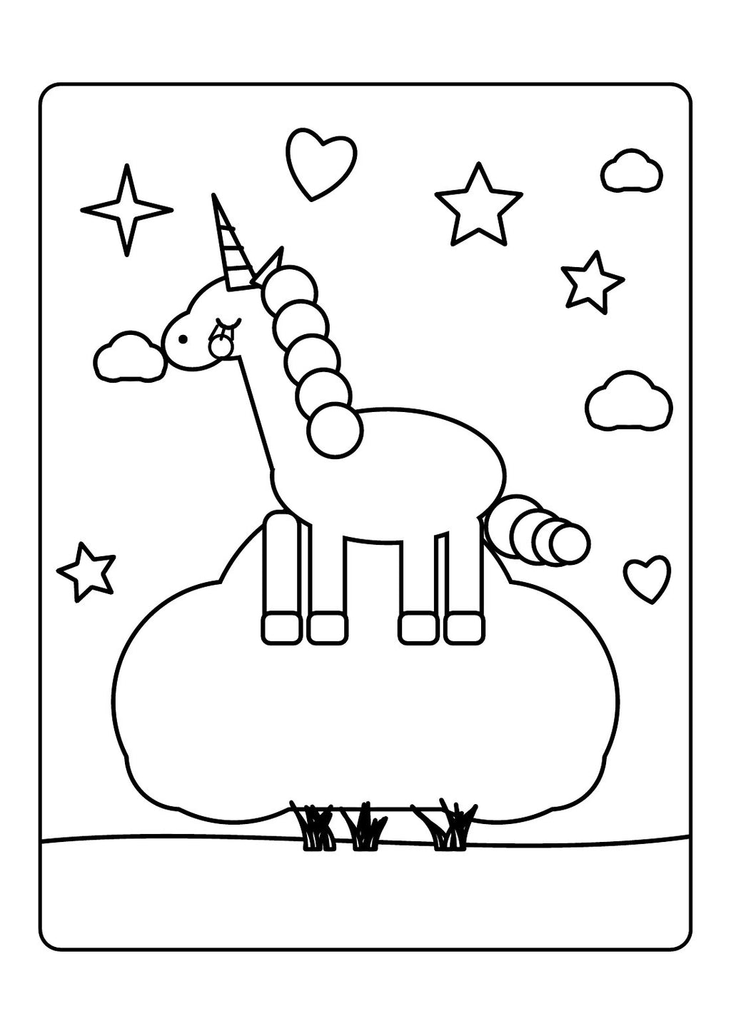 Unicorn Magic – Kids' Colouring Book (PDF Download)