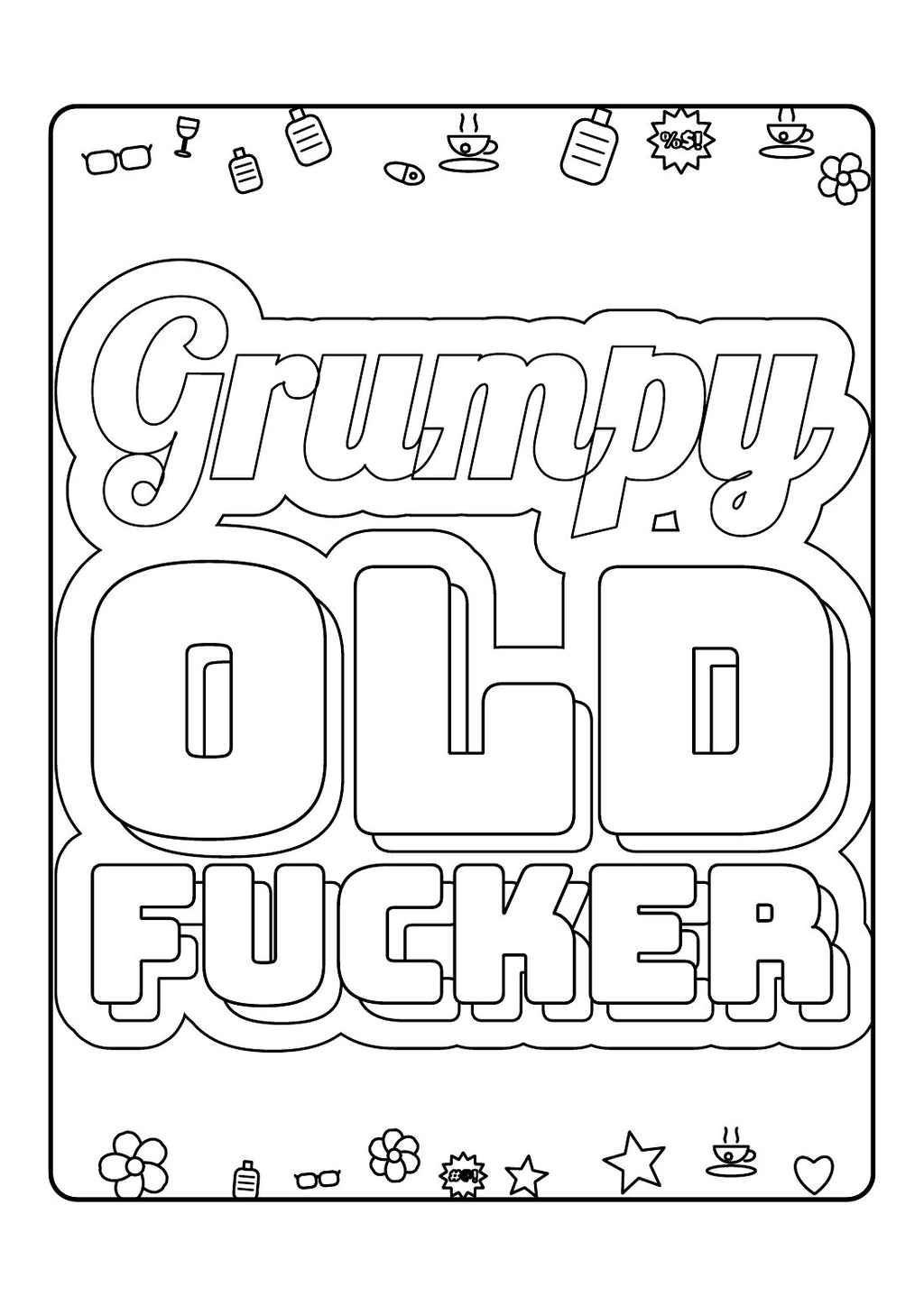 Old as F*ck – Colouring Book