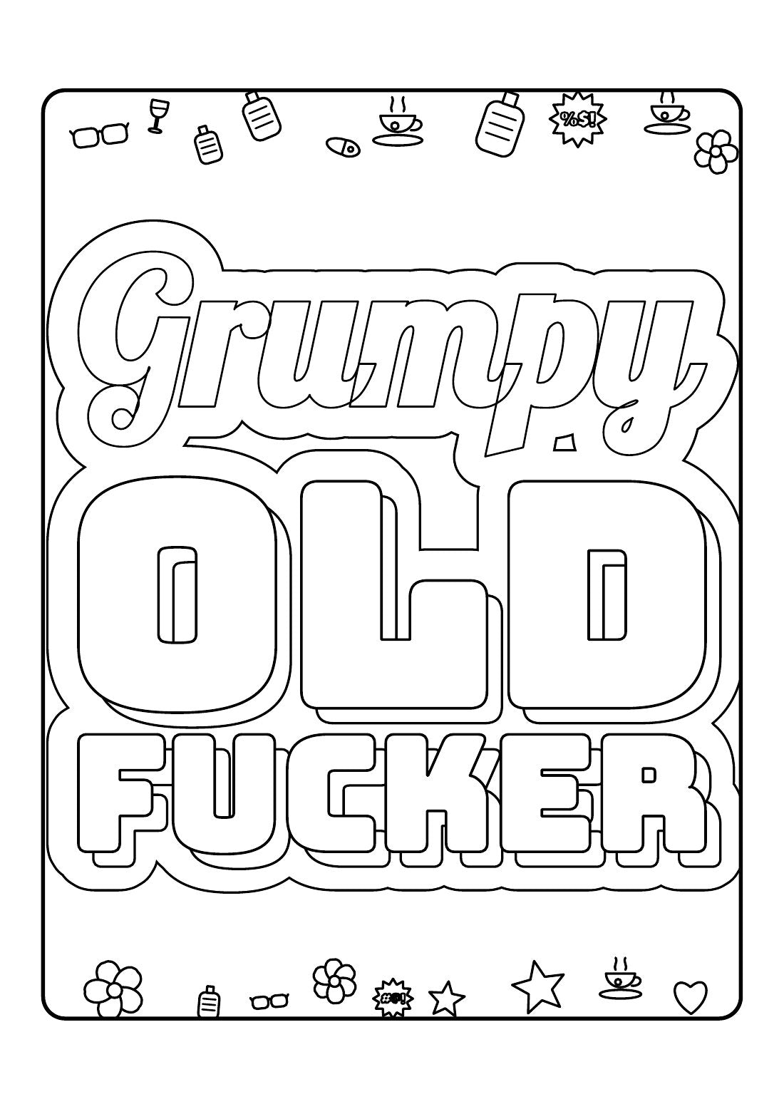 Old as F*ck – Colouring Book