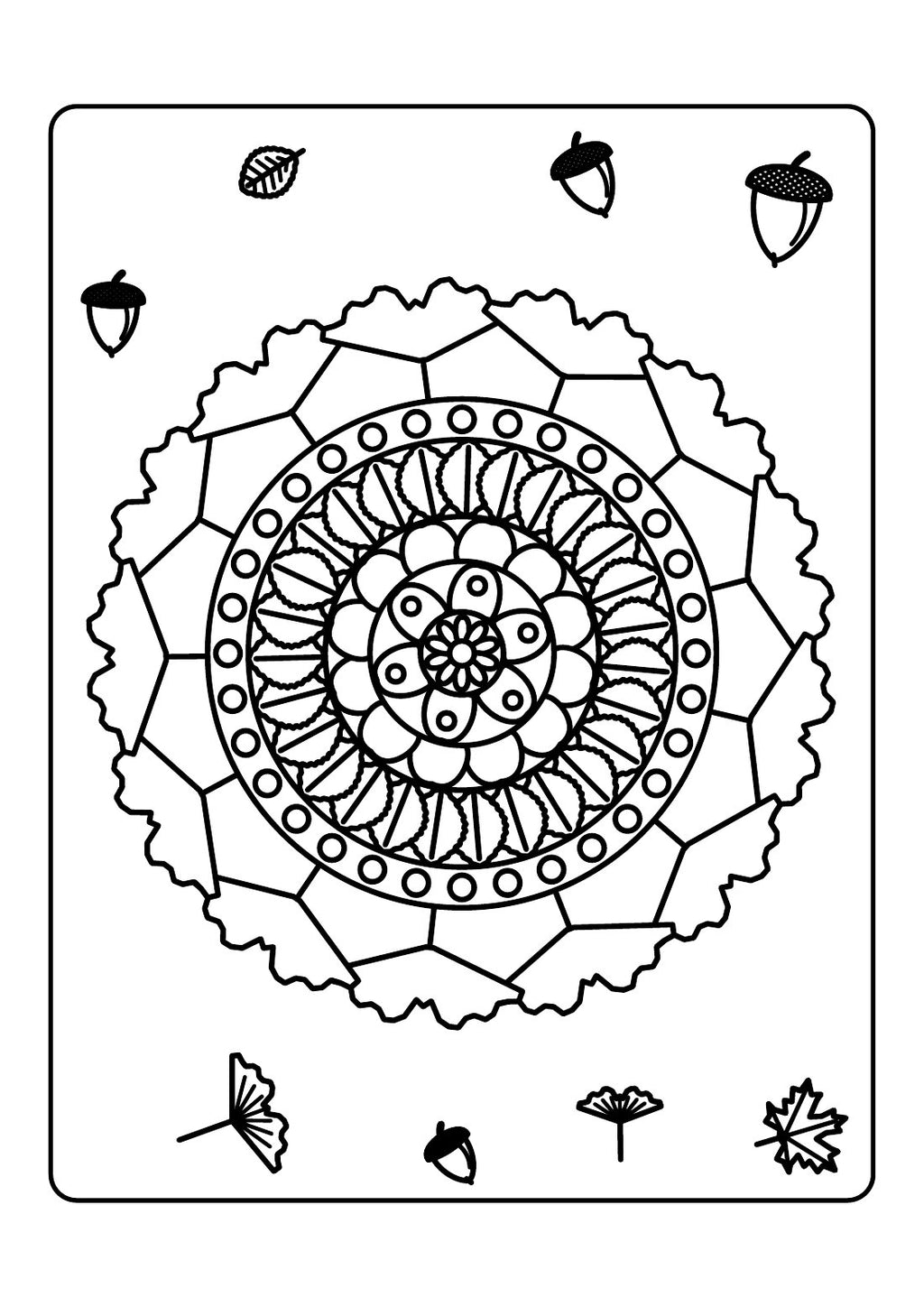 Easy Autumn Mandalas