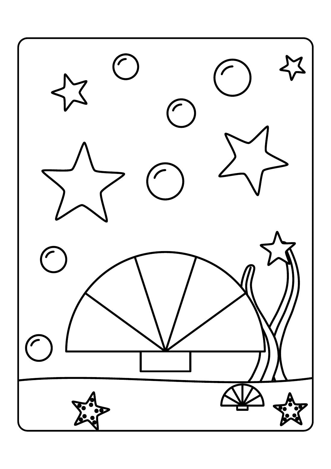 Mermaid Lagoon – Kids' Colouring Book (PDF Download)