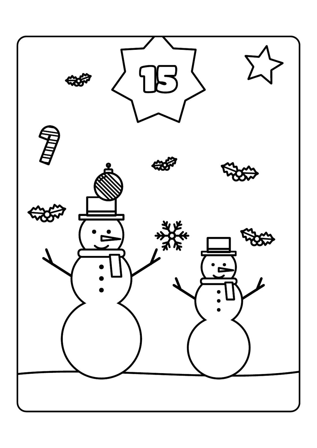 Advent Colouring Countdown