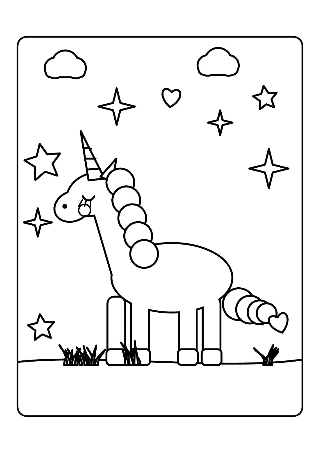 Unicorn Magic – Kids' Colouring Book (PDF Download)