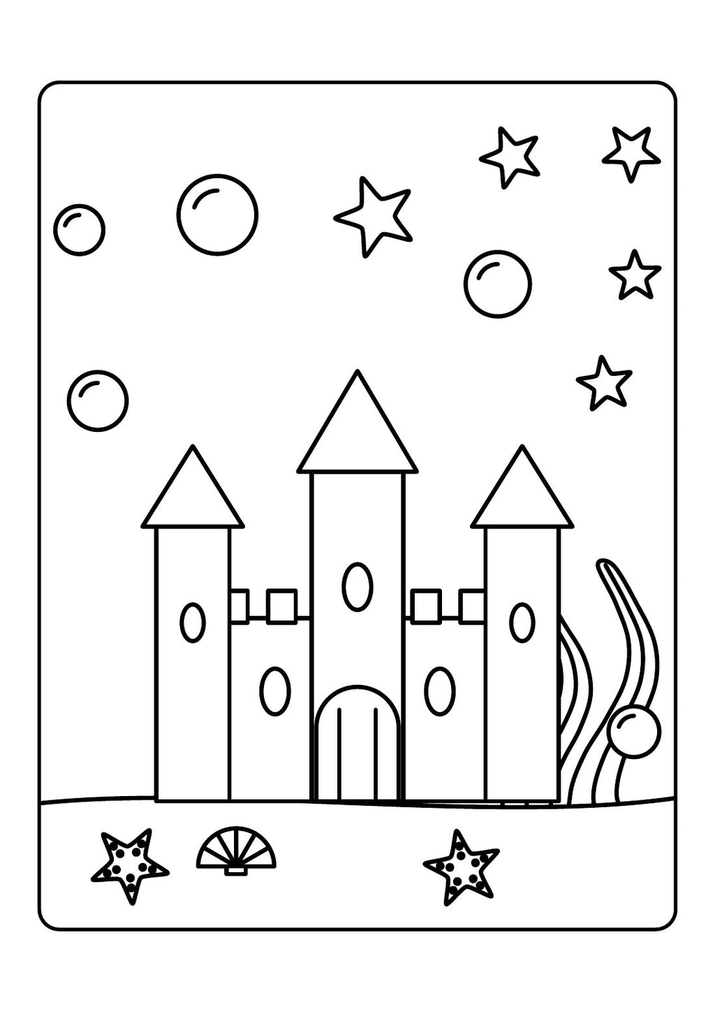 Mermaid Lagoon – Kids' Colouring Book (PDF Download)