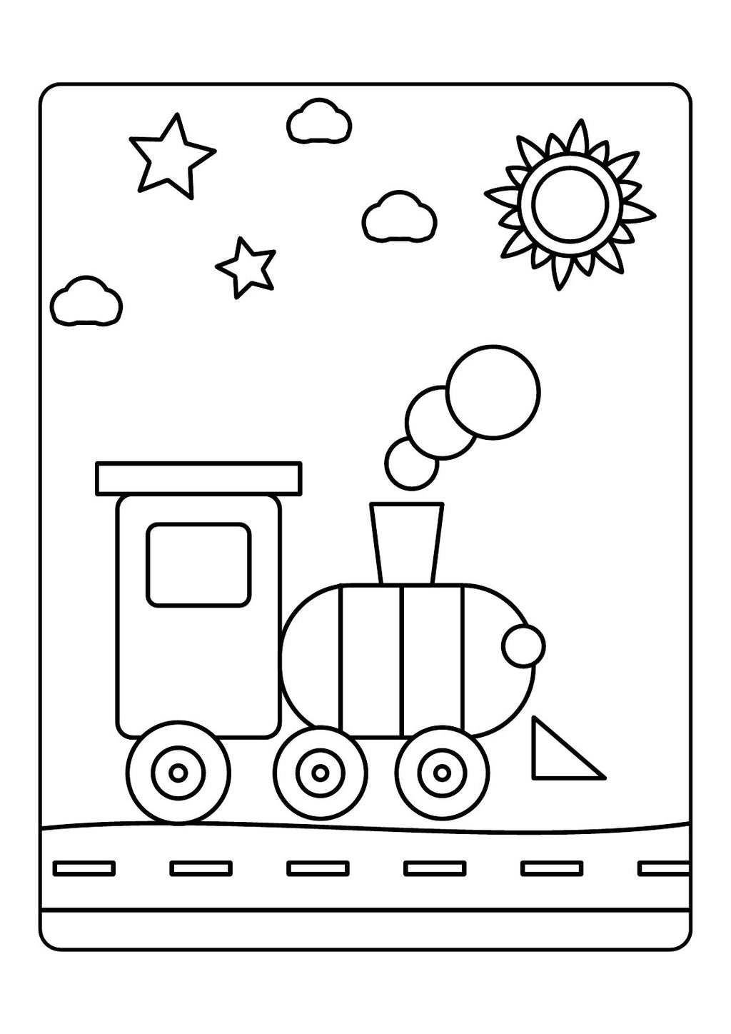 Diggers & Trucks – Kids' Colouring Book (PDF Download)