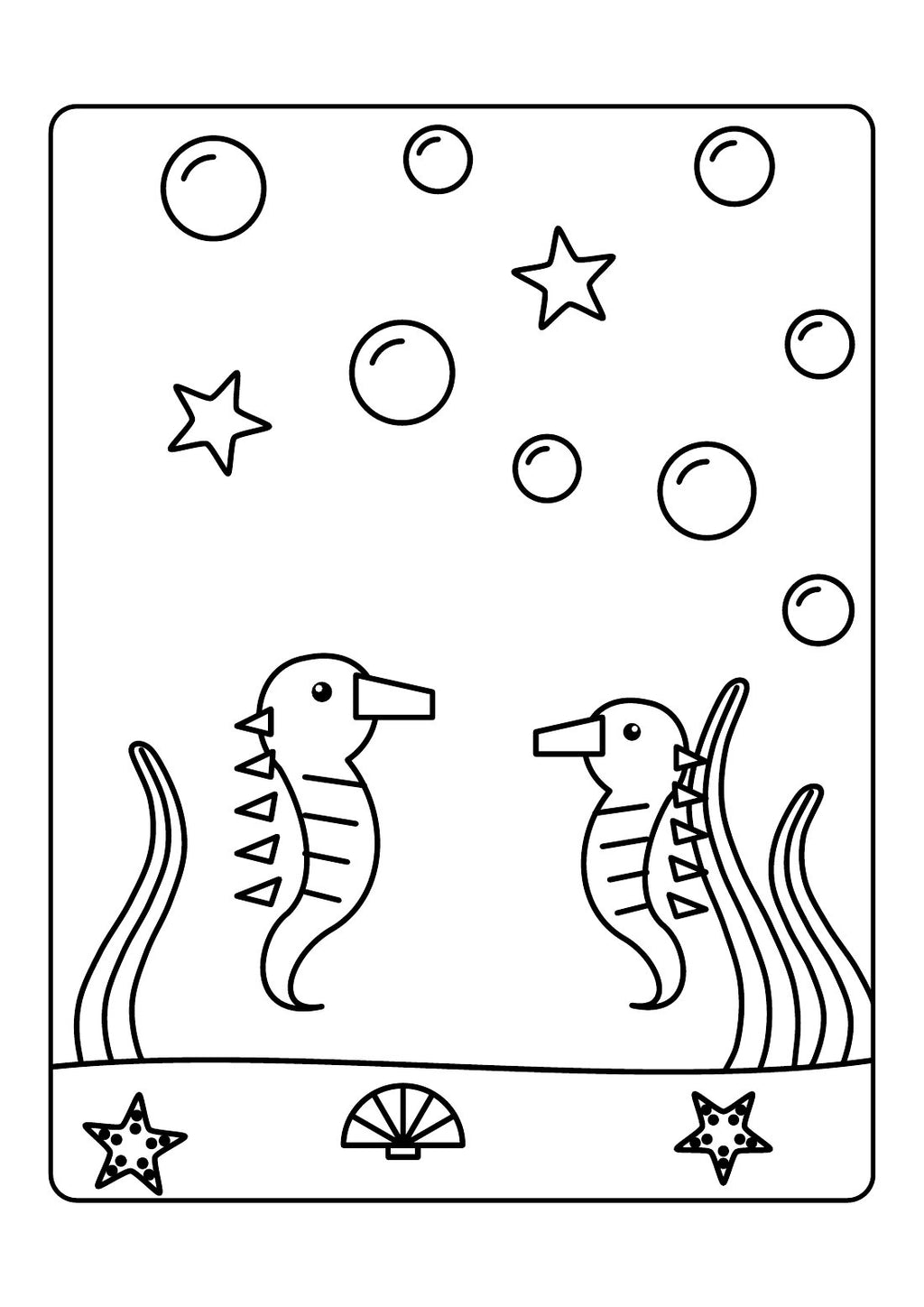 Mermaid Lagoon – Kids' Colouring Book (PDF Download)