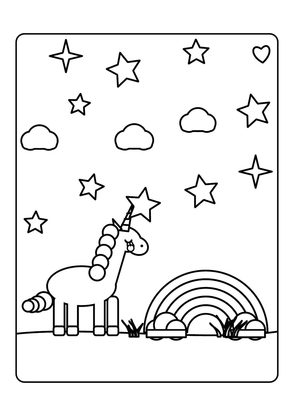 Unicorn Magic – Kids' Colouring Book (PDF Download)