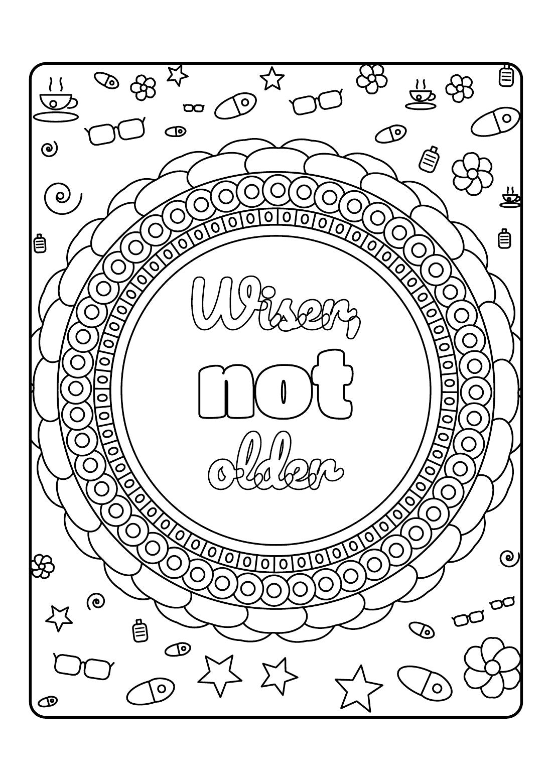 Old But Gold – Funny Colouring Book