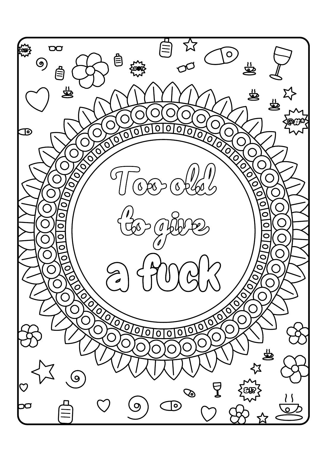 Old as F*ck – Colouring Book