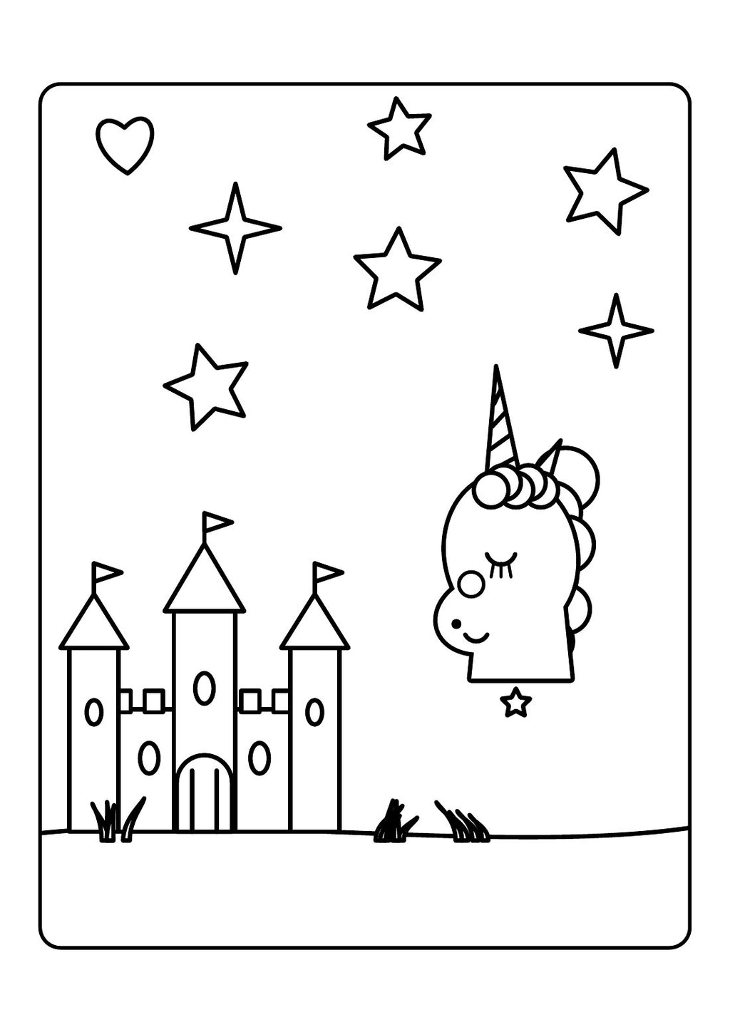 Unicorn Magic – Kids' Colouring Book (PDF Download)