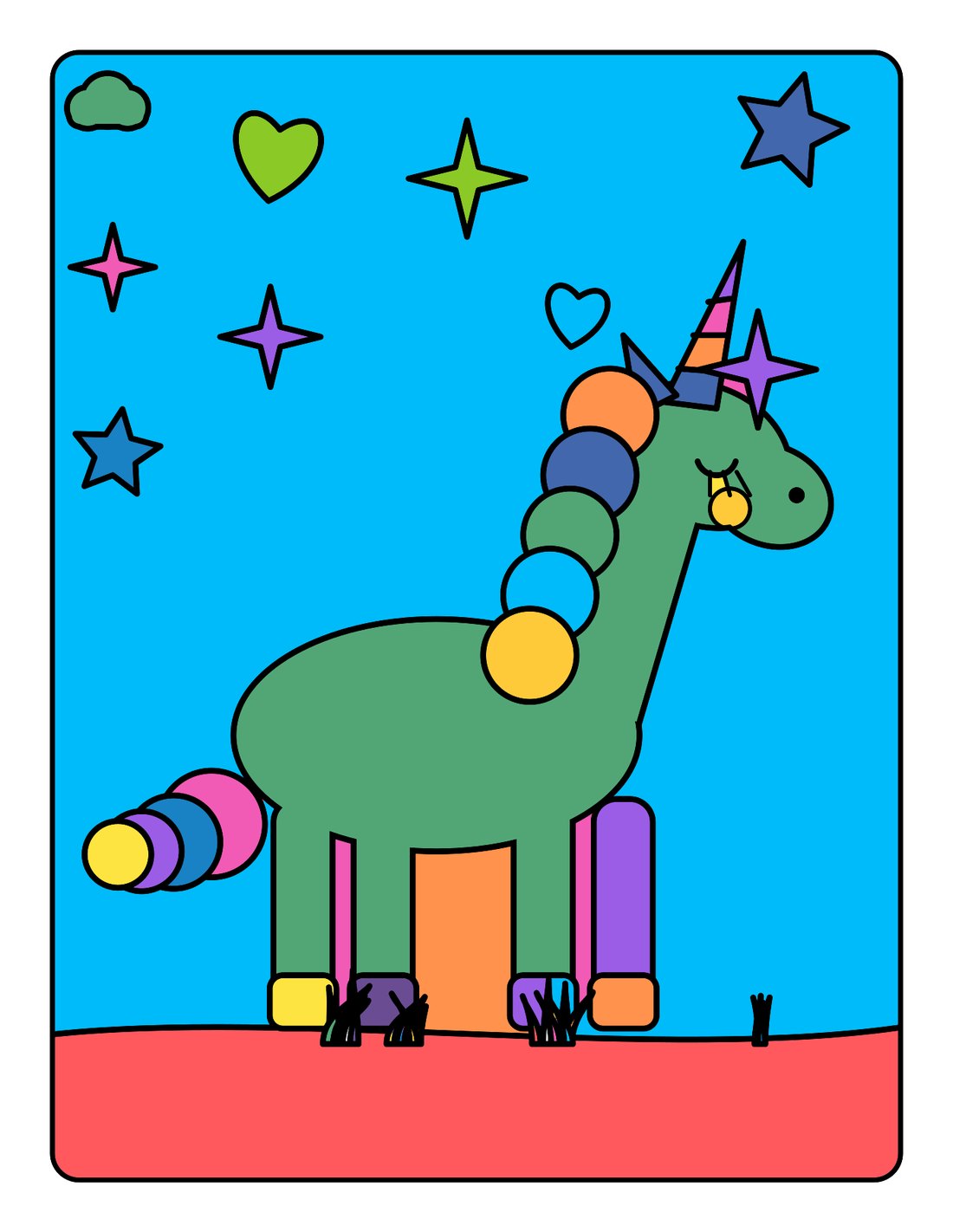 Unicorn Magic – Kids' Colouring Book (PDF Download)