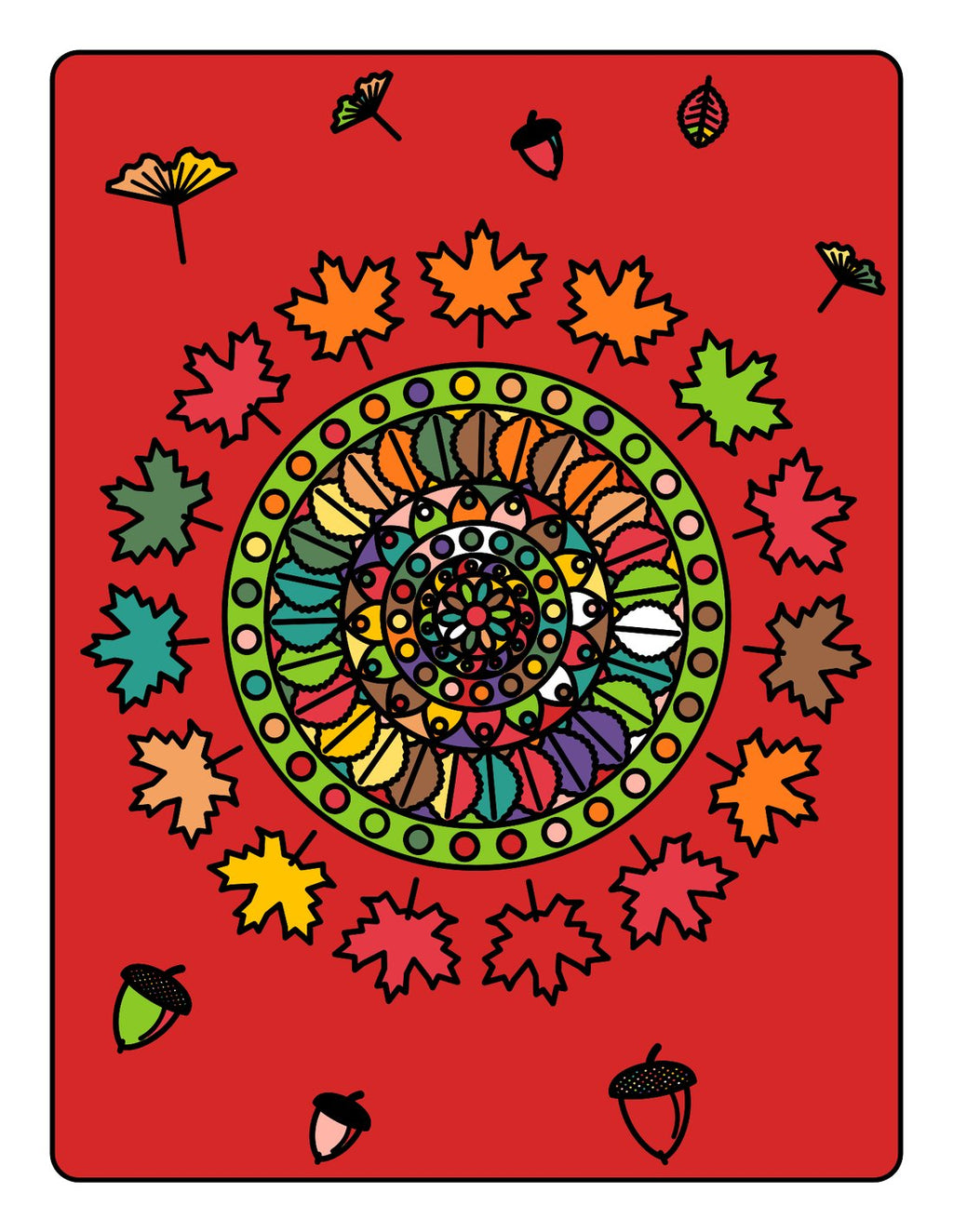 Easy Autumn Mandalas