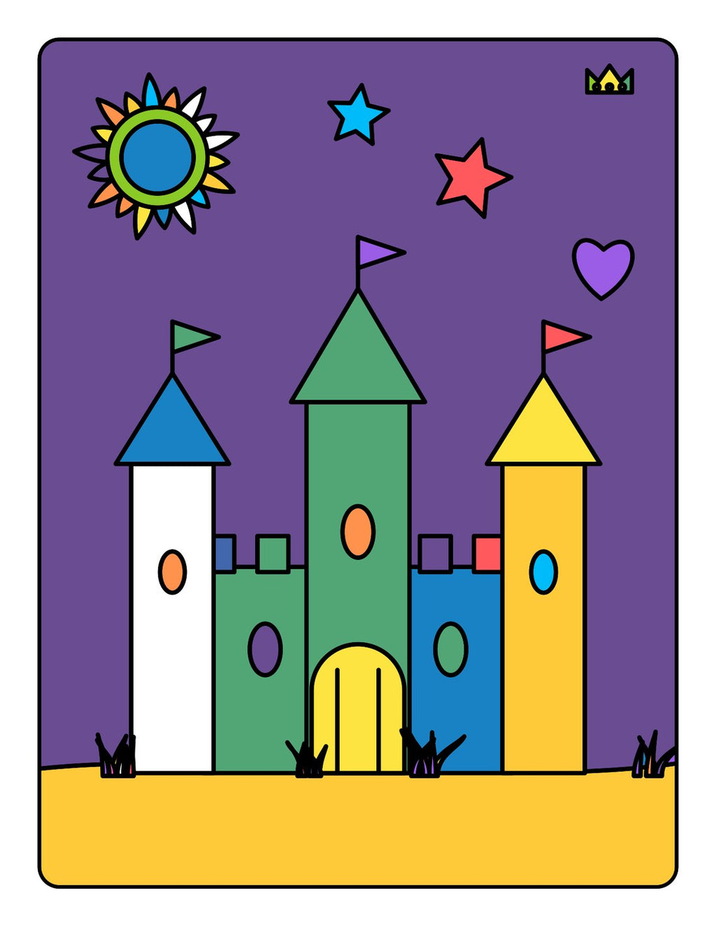 Knights & Dragons – Kids' Colouring Book (PDF Download)