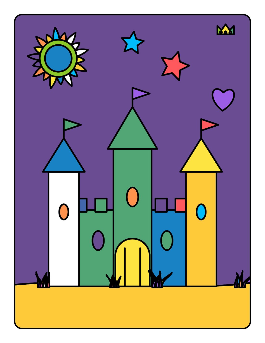 Knights & Dragons – Kids' Colouring Book (PDF Download)