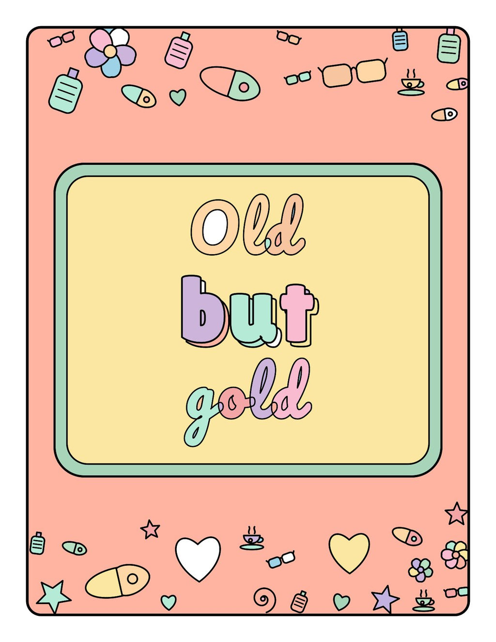 Old But Gold – Funny Colouring Book