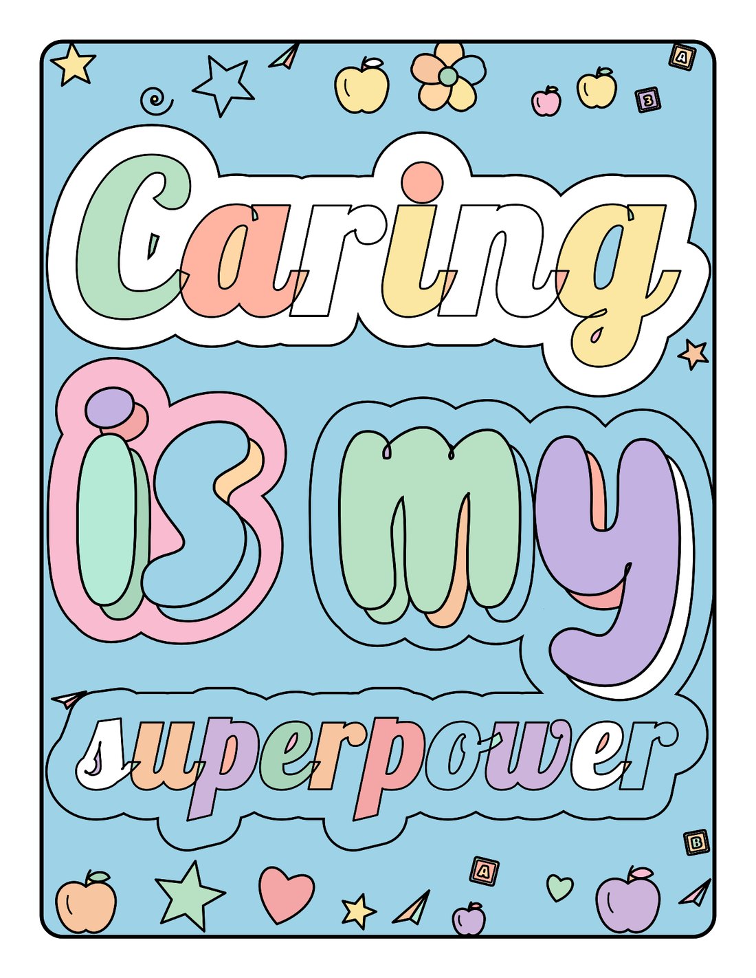 Nursery Heroes – Printable Colouring Book