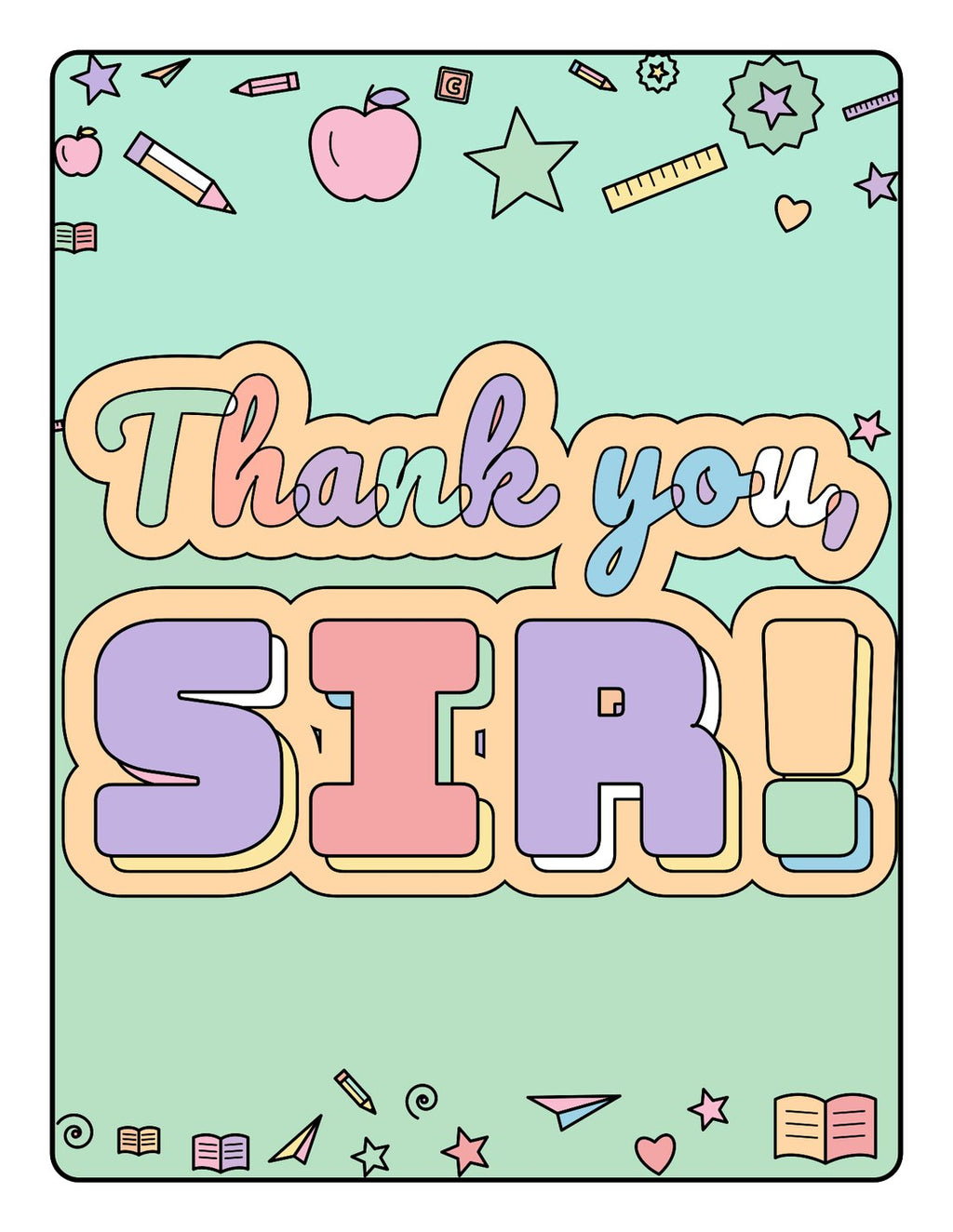Best Teacher Ever – Printable Colouring Book