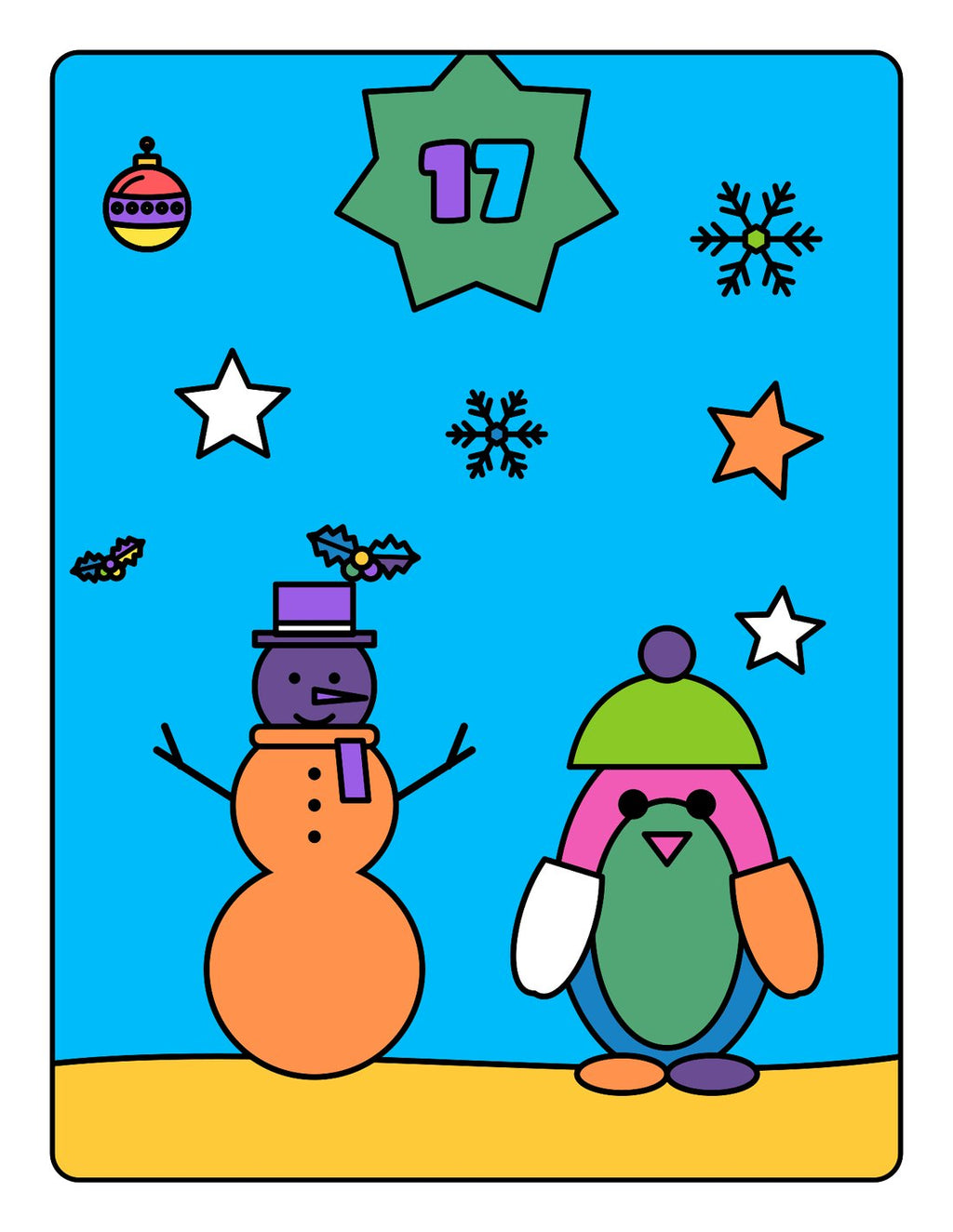 Advent Colouring Countdown
