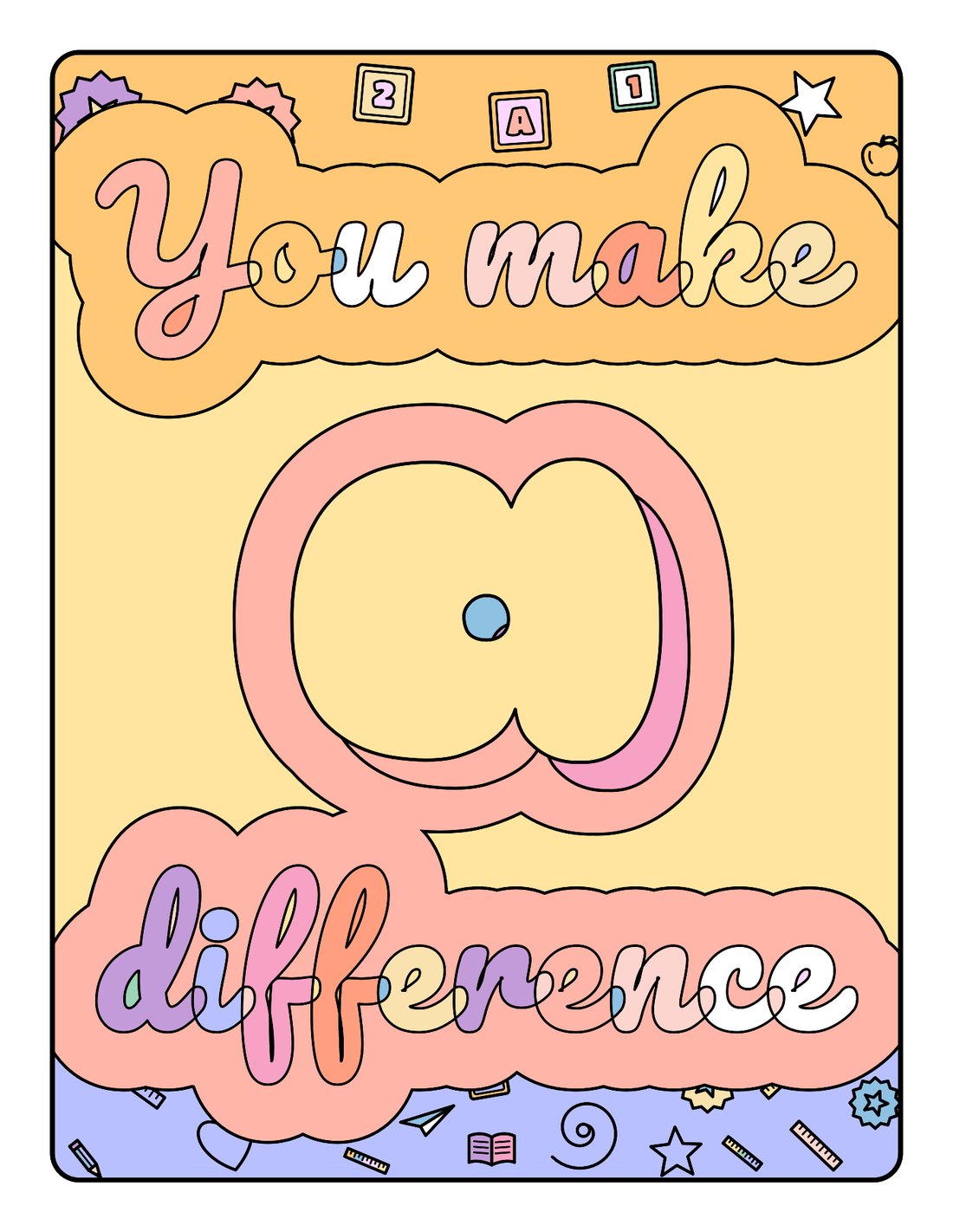 Teaching Assistant Legend – Printable Colouring Book