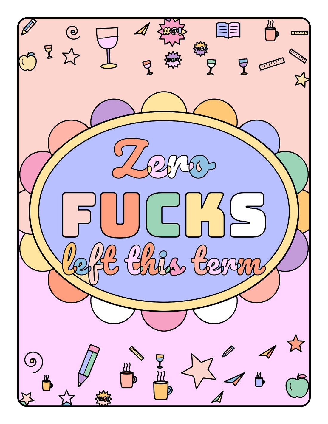 Teacher Mode: F*ck Off – Sweary Printable Colouring Book