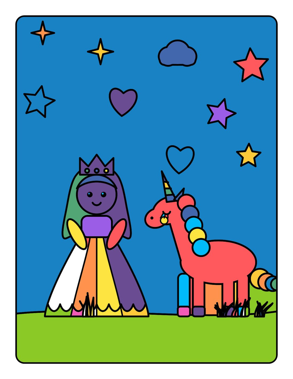 Unicorn Magic – Kids' Colouring Book (PDF Download)