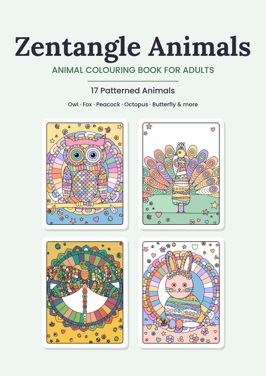 Zentangle Animals